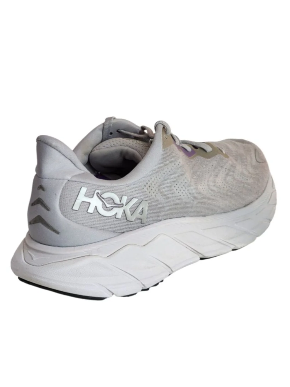 HOKA One One Women's Arahi 6 Athletic‎ Running Shoes Sneakers Light Gray Size 9